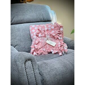 Handmade by Baba Pink No Sew Blanket